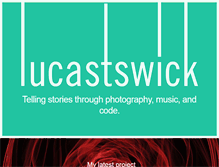 Tablet Screenshot of lucastswick.com